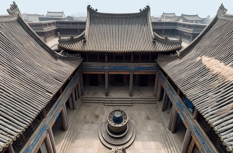 古老的房屋庭院建筑背景,高清,摄影图,摄影图片,图片大全,摄影图免费下载